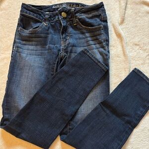 American Eagle Outfitters Dark Blue Skinny Jeans